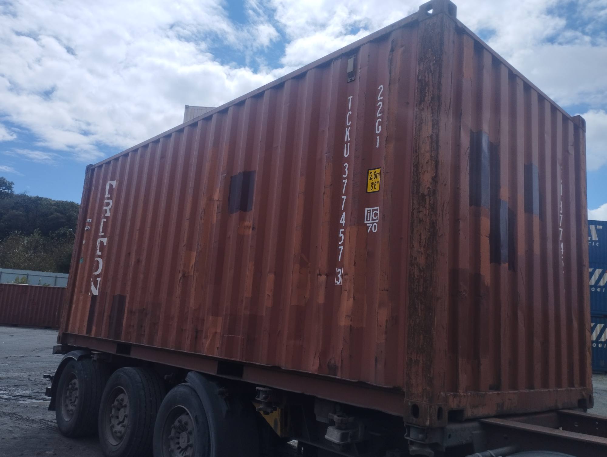 Морской контейнер 20 футов TCKU3774573