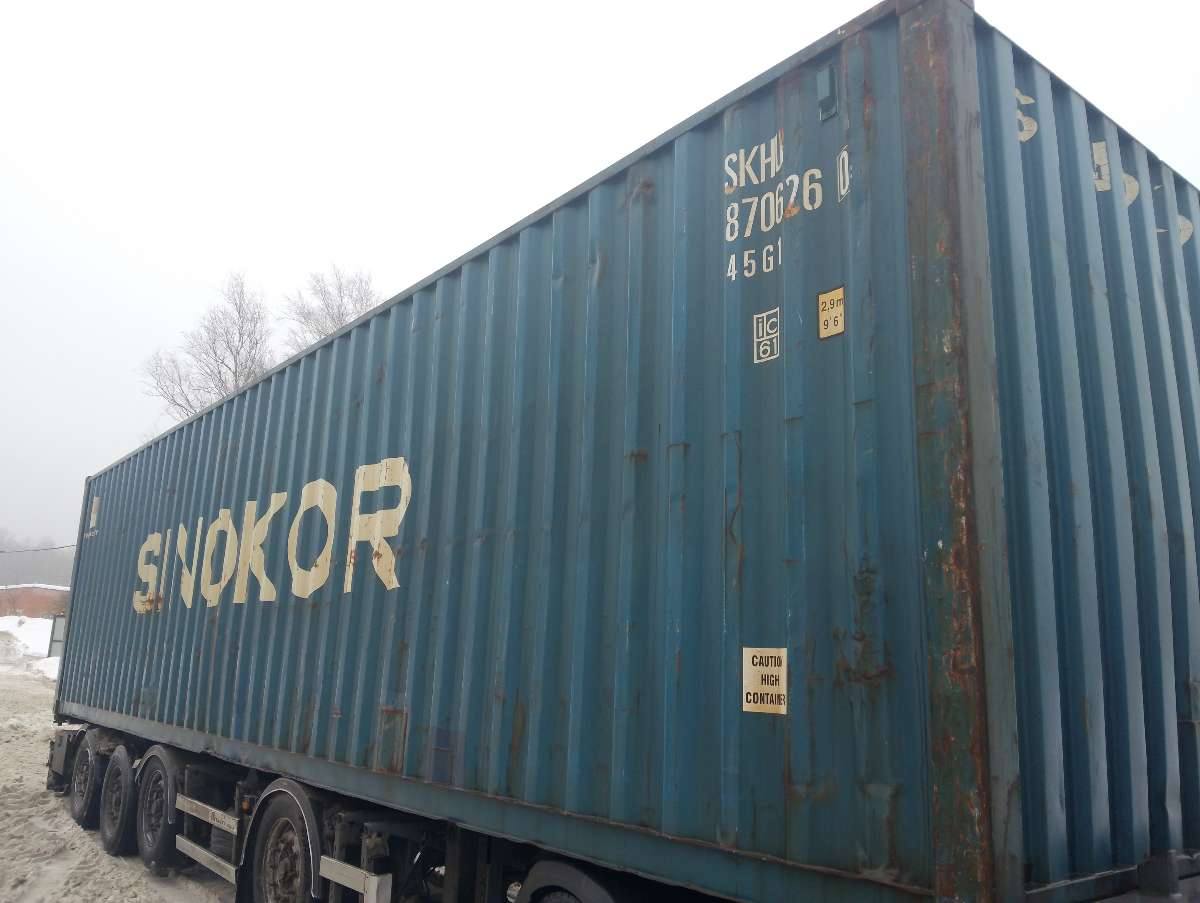 Морской контейнер 40 футов SKHU8706260